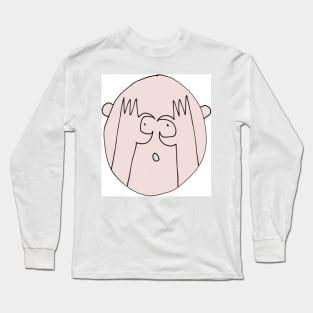 Bald dude Long Sleeve T-Shirt